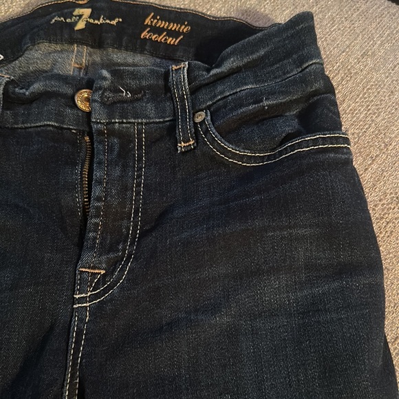 Kimmie bootcut 7 for all mankind jeans size 27 - Picture 4 of 6